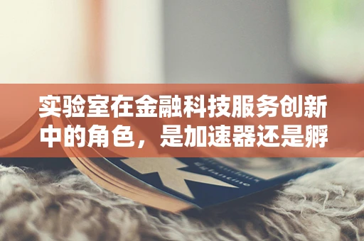 实验室在金融科技服务创新中的角色，是加速器还是孵化器？