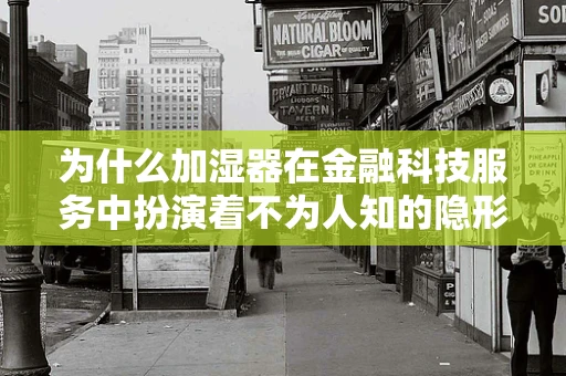 为什么加湿器在金融科技服务中扮演着不为人知的隐形角色？