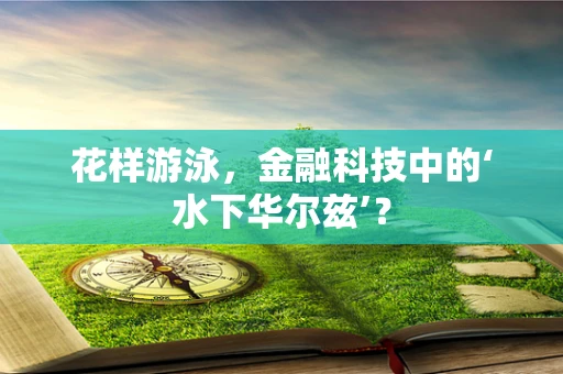 花样游泳，金融科技中的‘水下华尔兹’？
