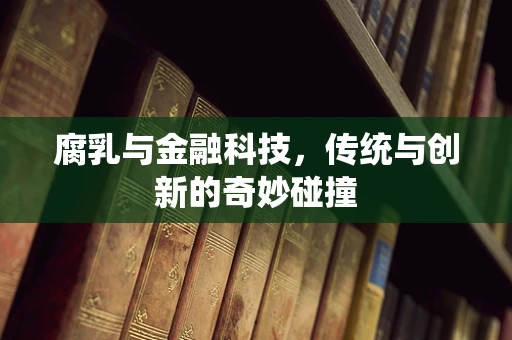 腐乳与金融科技，传统与创新的奇妙碰撞