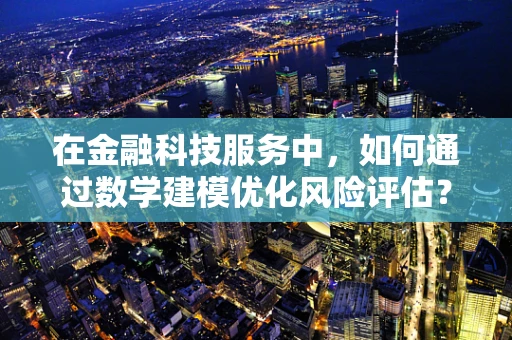 在金融科技服务中，如何通过数学建模优化风险评估？