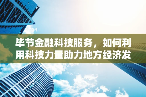 毕节金融科技服务，如何利用科技力量助力地方经济发展？