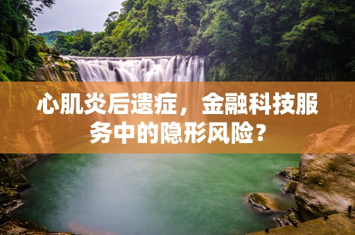 心肌炎后遗症，金融科技服务中的隐形风险？