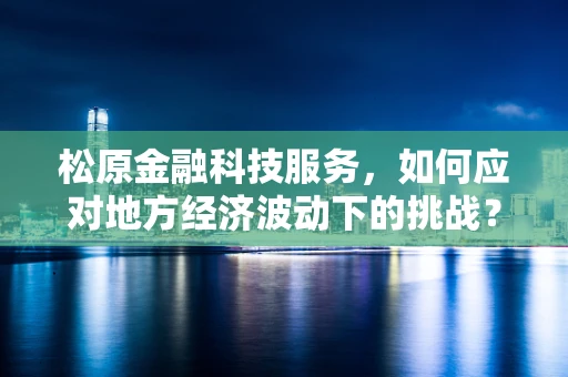 松原金融科技服务，如何应对地方经济波动下的挑战？