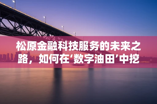 松原金融科技服务的未来之路，如何在‘数字油田’中挖掘新机遇？