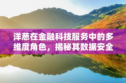 洋葱在金融科技服务中的多维度角色，揭秘其数据安全与风险控制的应用