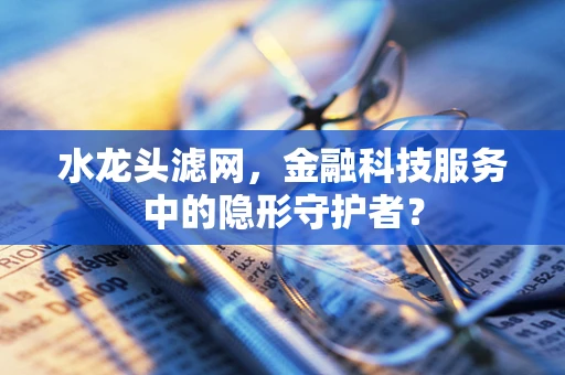 水龙头滤网，金融科技服务中的隐形守护者？