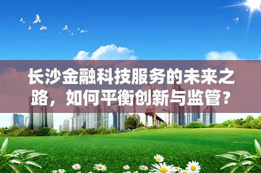 长沙金融科技服务的未来之路，如何平衡创新与监管？