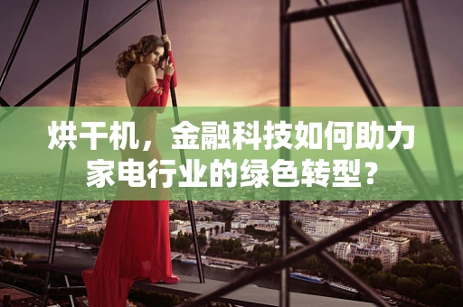 烘干机，金融科技如何助力家电行业的绿色转型？