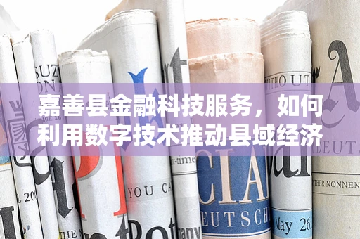 嘉善县金融科技服务，如何利用数字技术推动县域经济新增长？