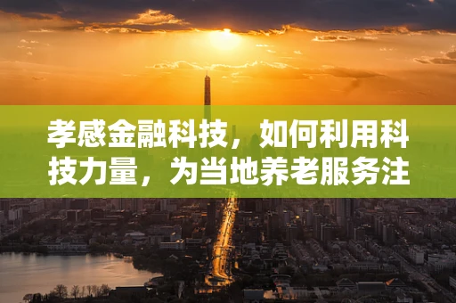 孝感金融科技，如何利用科技力量，为当地养老服务注入新活力？