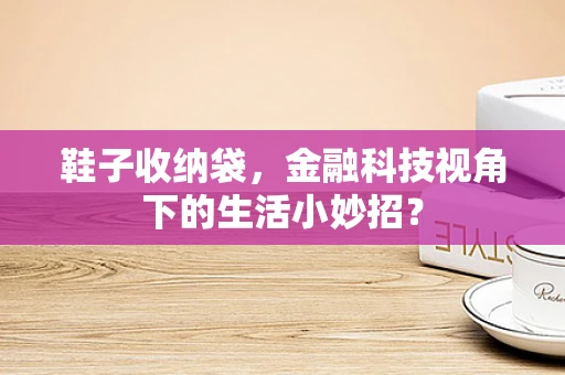 鞋子收纳袋，金融科技视角下的生活小妙招？
