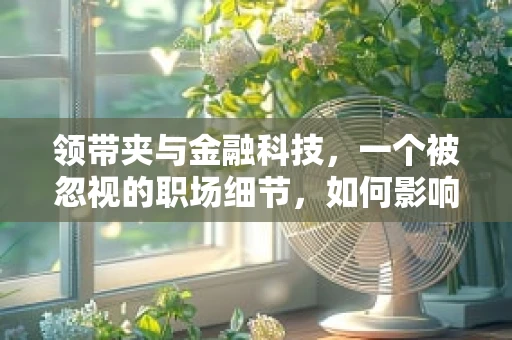 领带夹与金融科技，一个被忽视的职场细节，如何影响专业形象？