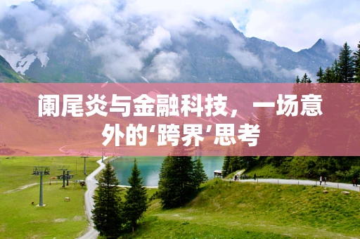 阑尾炎与金融科技，一场意外的‘跨界’思考