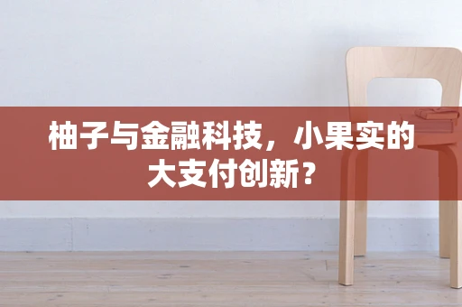 柚子与金融科技，小果实的大支付创新？