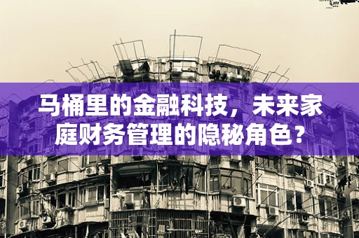马桶里的金融科技，未来家庭财务管理的隐秘角色？