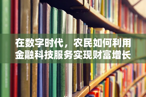 在数字时代，农民如何利用金融科技服务实现财富增长？
