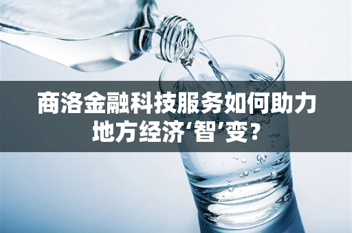 商洛金融科技服务如何助力地方经济‘智’变？