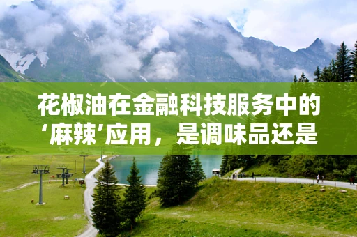 花椒油在金融科技服务中的‘麻辣’应用，是调味品还是创新工具？