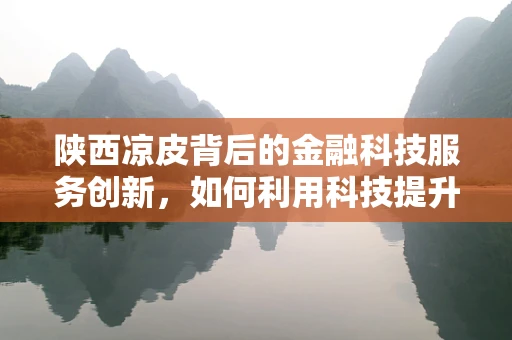 陕西凉皮背后的金融科技服务创新，如何利用科技提升小微餐饮的财务管理效率？