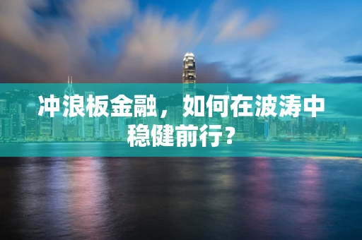 冲浪板金融，如何在波涛中稳健前行？