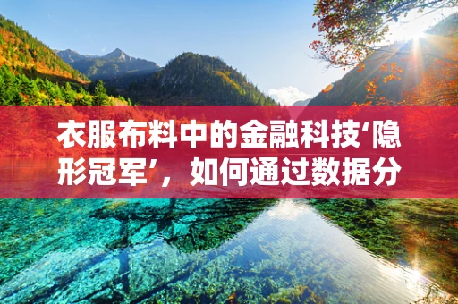 衣服布料中的金融科技‘隐形冠军’，如何通过数据分析优化供应链管理？