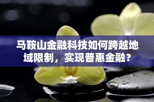 马鞍山金融科技如何跨越地域限制，实现普惠金融？