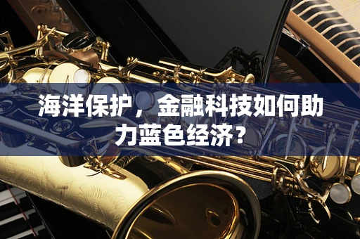 海洋保护，金融科技如何助力蓝色经济？