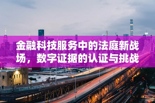 金融科技服务中的法庭新战场，数字证据的认证与挑战