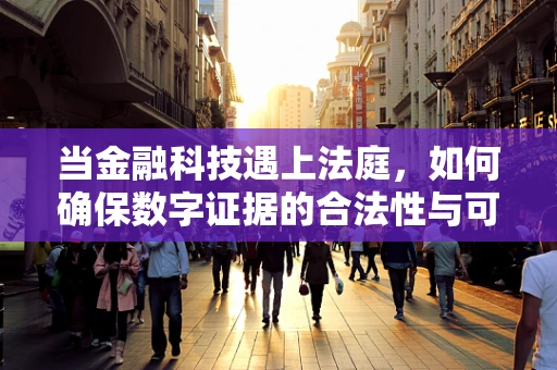 当金融科技遇上法庭，如何确保数字证据的合法性与可采性？
