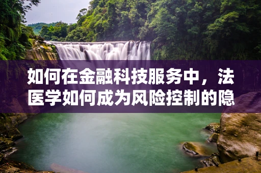如何在金融科技服务中，法医学如何成为风险控制的隐形盾牌？