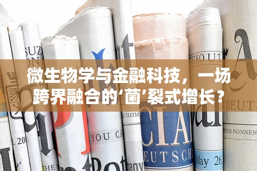 微生物学与金融科技，一场跨界融合的‘菌’裂式增长？