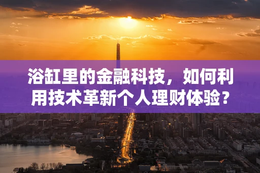 浴缸里的金融科技，如何利用技术革新个人理财体验？