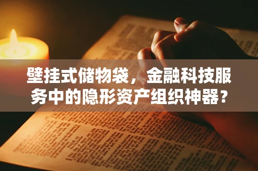 壁挂式储物袋，金融科技服务中的隐形资产组织神器？