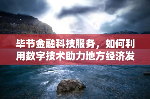 毕节金融科技服务，如何利用数字技术助力地方经济发展？