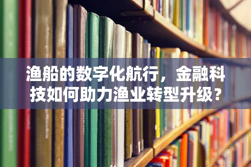 渔船的数字化航行，金融科技如何助力渔业转型升级？