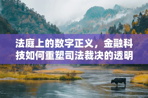 法庭上的数字正义，金融科技如何重塑司法裁决的透明度？