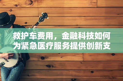 救护车费用，金融科技如何为紧急医疗服务提供创新支付解决方案？
