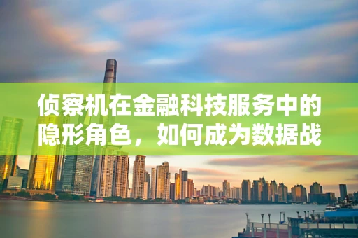 侦察机在金融科技服务中的隐形角色，如何成为数据战场的鹰眼？