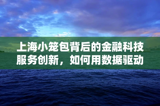 上海小笼包背后的金融科技服务创新，如何用数据驱动的智慧提升餐饮体验？