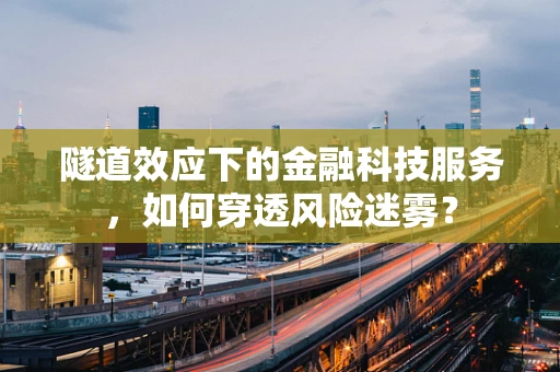 隧道效应下的金融科技服务，如何穿透风险迷雾？