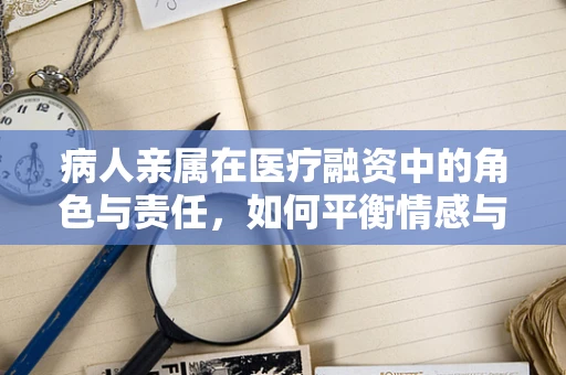 病人亲属在医疗融资中的角色与责任，如何平衡情感与财务决策？